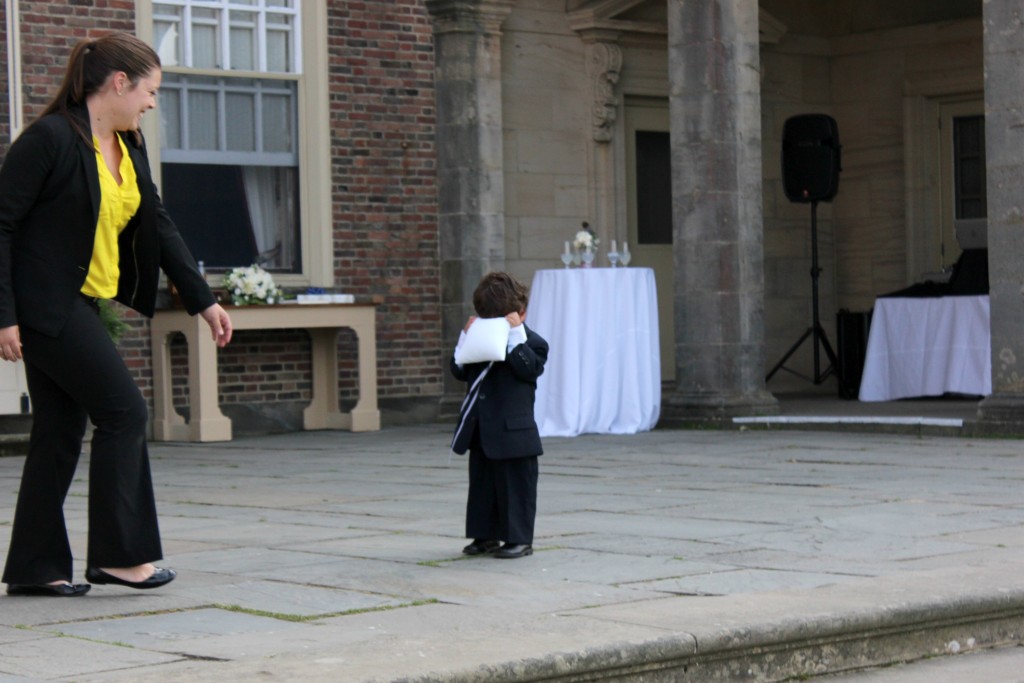 nervous ring bearer boston caterer