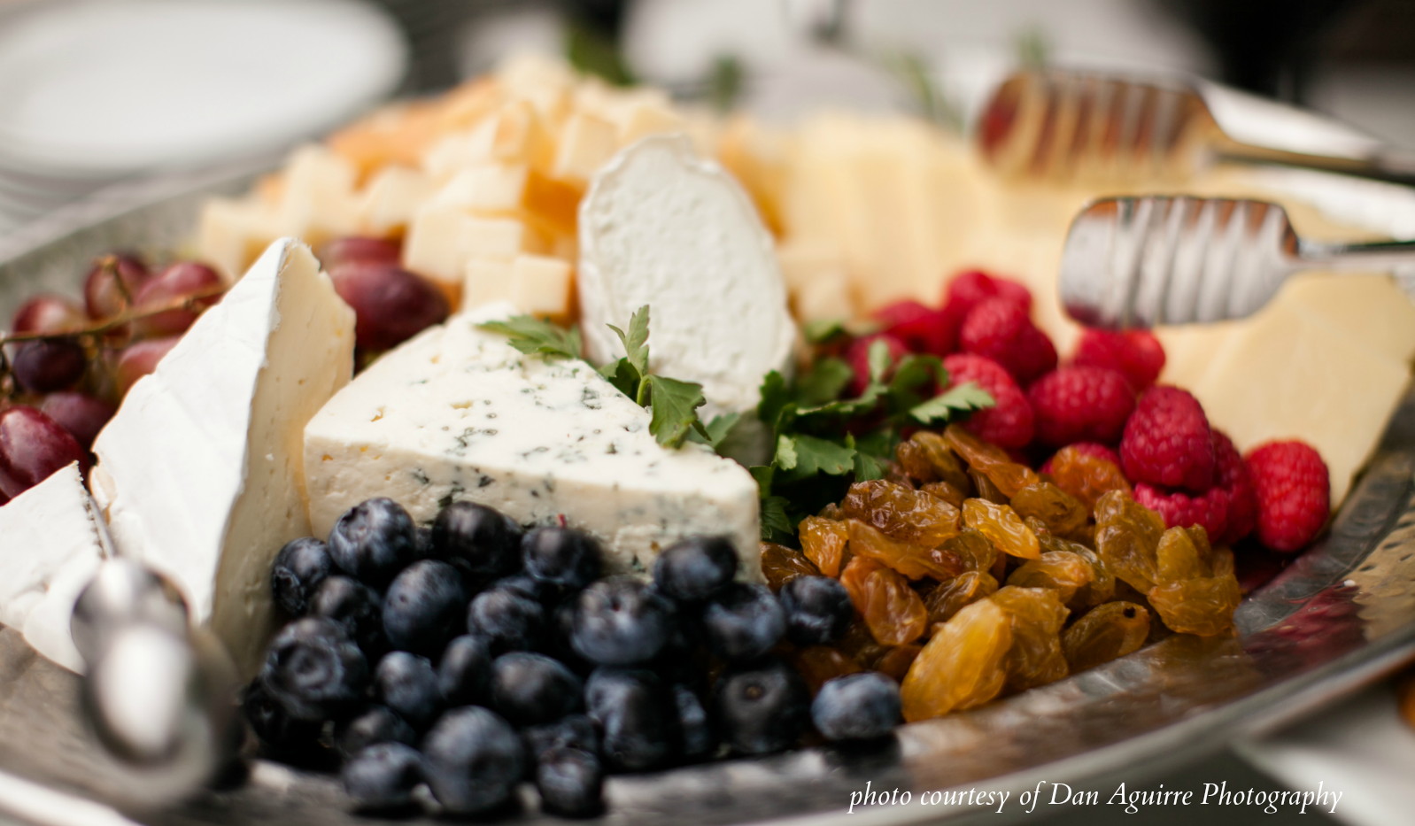 Fruit and cheese platter